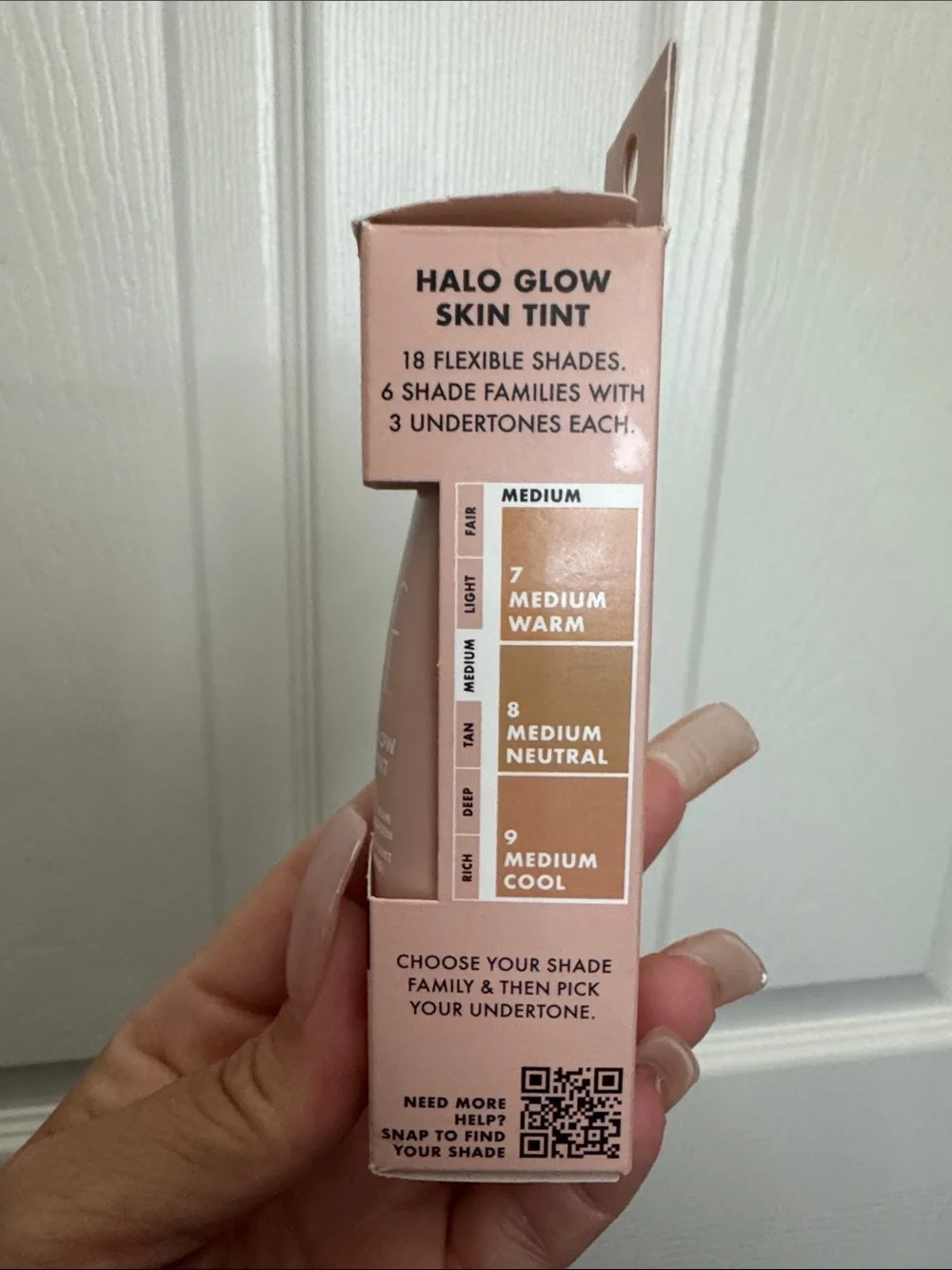 e.l.f. Halo Glow Skin Tint - 7 Medium Warm (Peachy Pink Packaging)